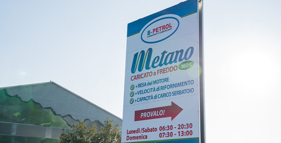 manifesto bpetrol sul metano caricato a freddo